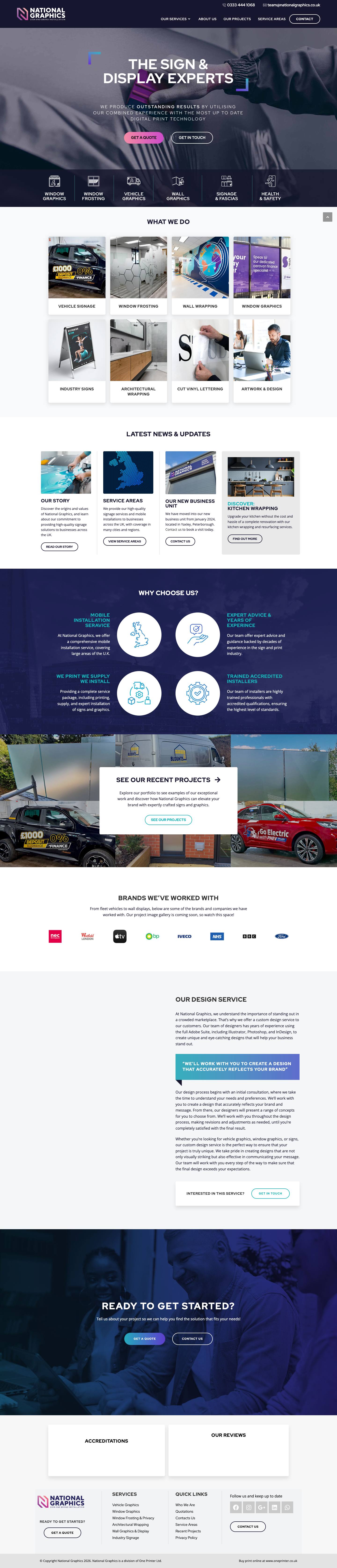 National Graphics website screenshot