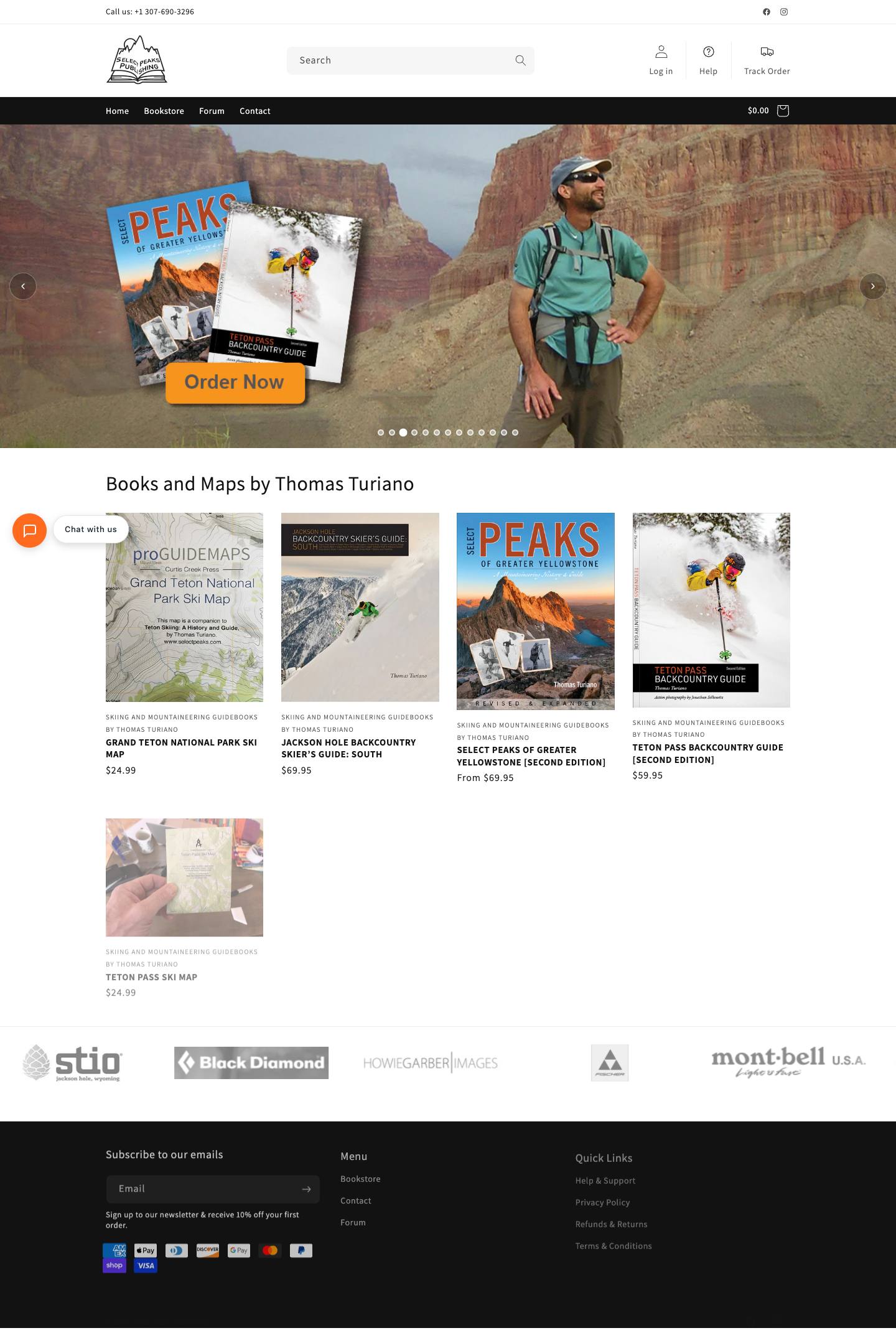 Select Peaks website screenshot